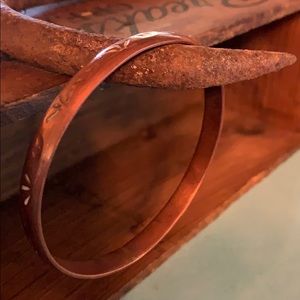 Vintage Rustic copper bracelet